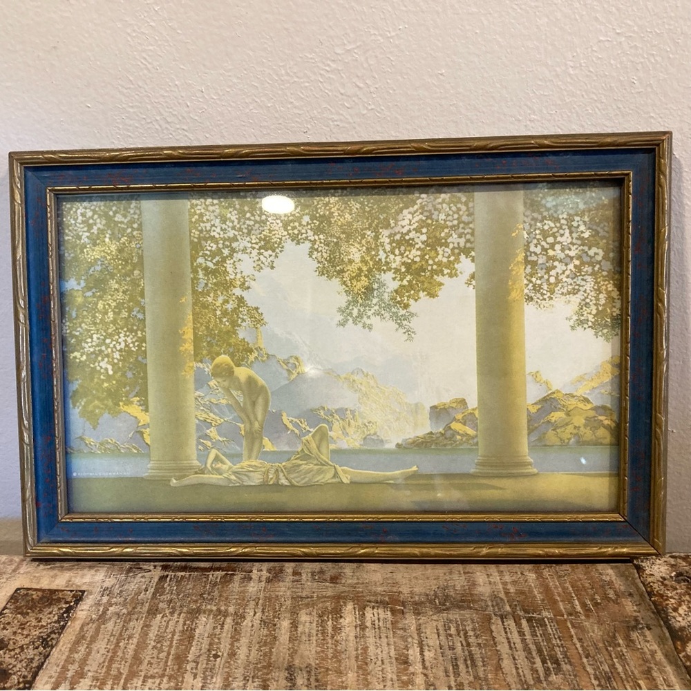 Maxfield Parrish “Daybreak” Framed Art Print 11.25 x 7.5” Reinthal Newman NY